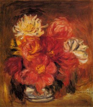 Pierre Auguste Renoir : Dahlias